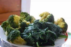 zuppa di broccoletti e spinaci